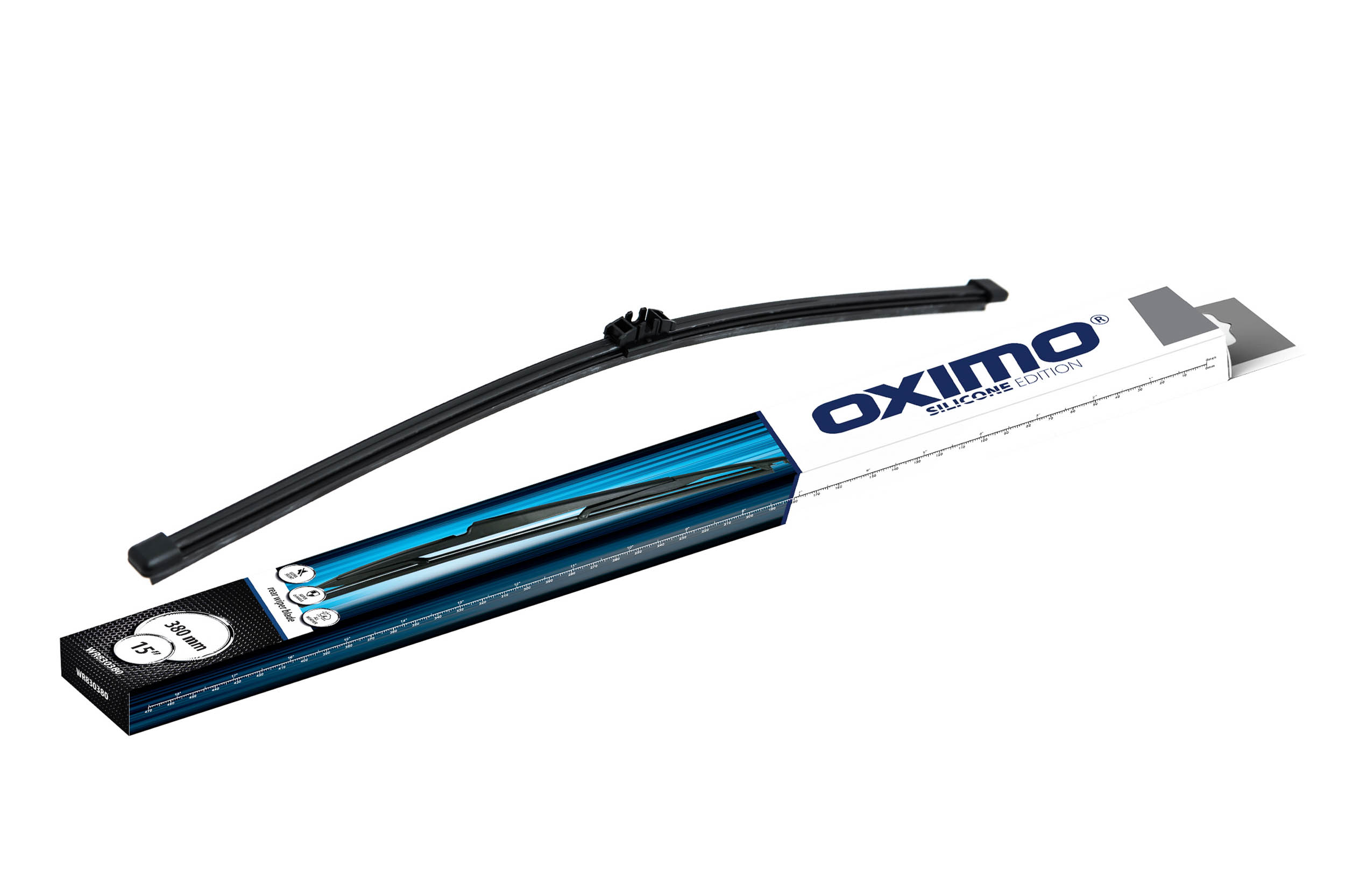 OXIMO WR830380 Hátsó silicon ablaktörlő lapát 380 mm